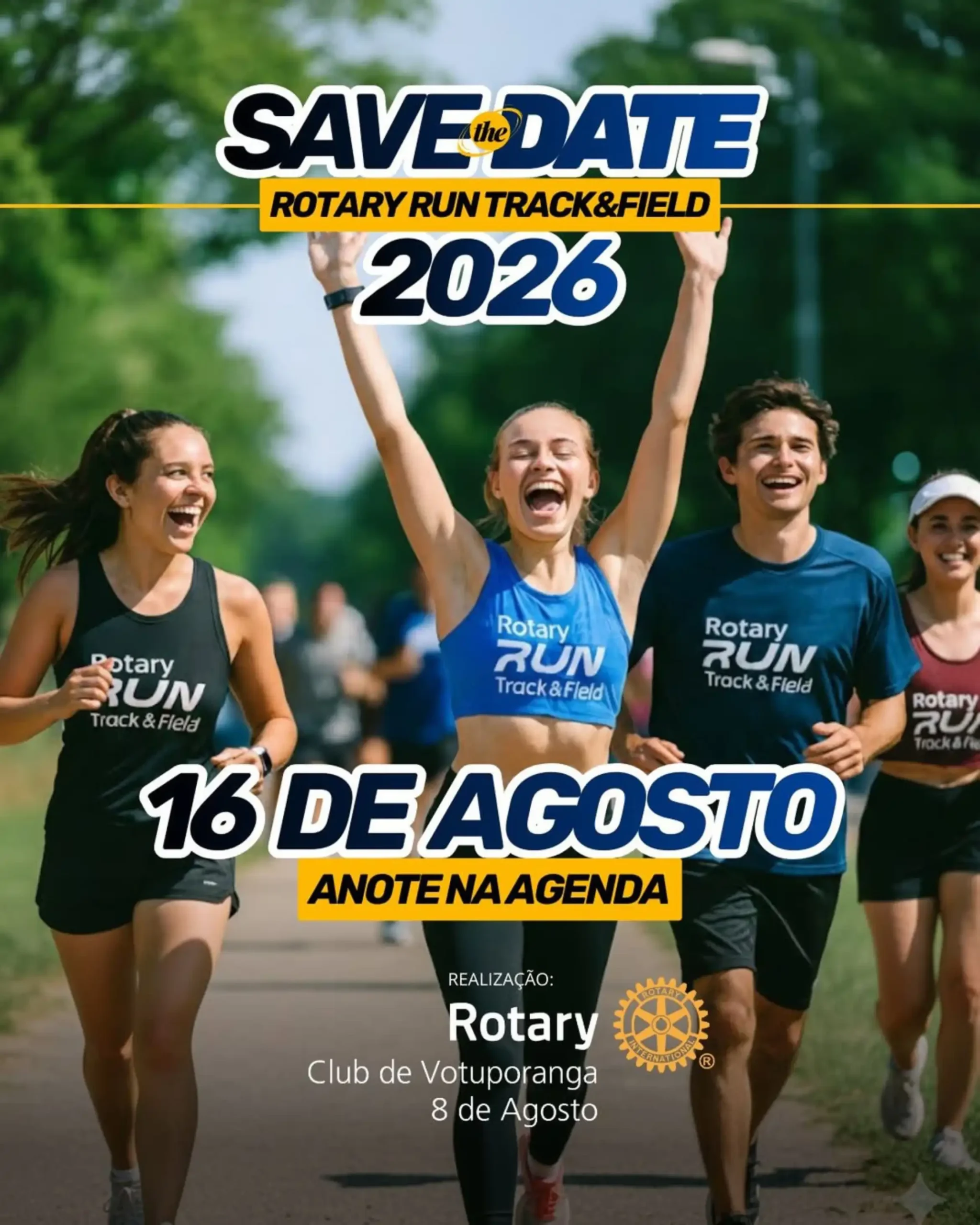 ROTARY RUN TRACKFIELD VOTUPORANGA-SP